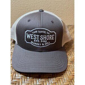 Westshore Lake Tahoe CA Snapback Cap By Yupoong The Classics Brown And Tan